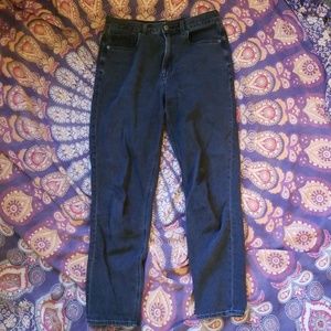 American Eagle Black Mom Jeans